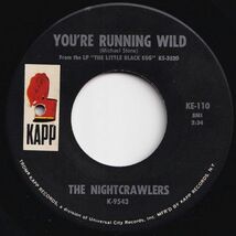 Nightcrawlers The Little Black Egg / You're Running Wild Kapp US KE-110 205120 ROCK POP ロック ポップ レコード 7インチ 45_画像2