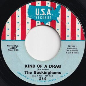 Buckinghams Kind Of A Drag / You Make Me Feel So Good USA US 860 205164 ROCK POP ロック ポップ レコード 7インチ 45