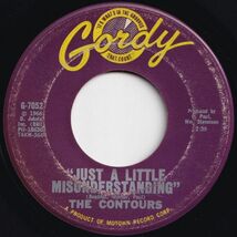 Contours Just A Little Misunderstanding / Determination Gordy US G-7052 205212 SOUL ソウル レコード 7インチ 45_画像1