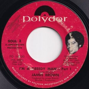 James Brown I'm A Greedy Man (Part 1) / (Part 2) Polydor US PD 14100 205232 SOUL FUNK ソウル ファンク レコード 7インチ 45