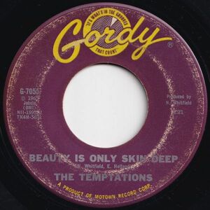 Temptations Beauty Is Only Skin Deep / You're Not An Ordinary Girl Gordy US G-7055 205213 SOUL ソウル レコード 7インチ 45