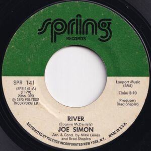 Joe Simon River / Love Never Hurt Nobody Spring US SPR 141 205244 SOUL ソウル レコード 7インチ 45