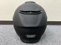 【DK-20957YB】SHOEI ショウエイ ショーエイ NEOTEC2 ネオテック2 マットブラック システムヘルメット Mサイズ 保存袋・純正シールド有_画像3