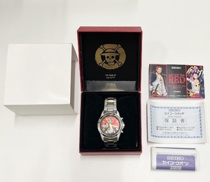 【JBI 3790】 1円〜 未使用 SEIKO セイコー ワンピース フィルムレッド ONE PIECE FILM RED 2000個限定 QZ 腕時計 不働 ジャンク 現状品 