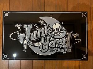 レア！2004 Junk Yard 看板RATFINK EDROTH MOON EYESエドロスムーンアイズLittleChopDesign Knuckle筆前ピンストライプジャンクヤード