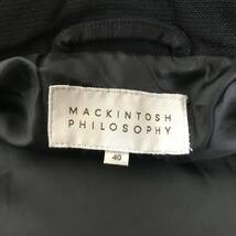 MACKINTOSH PHILOSOPHY マッキントッシュ フィロソフィー メンズ ダウンジャケット 良品 size 40_画像8