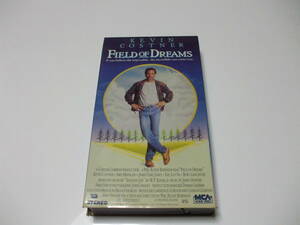 米国現地購入ビデオ「FIELD OF DREAMS」(ケビンコスナー）レア物・字幕無