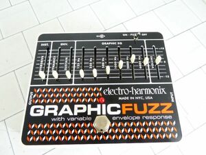 electro-harmonix エレクトロハーモニクス GRAPHIC FUZZ グラフィックファズ AC電源付属無し 目立つ汚れ無く良好　m