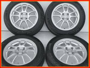 VRX3！21年製！175/65R15 ECO FORME 15インチ 5.5J インセット45 PCD100 4穴 ブリザック 現行タイヤ！アクア ポルテ スペード フィット