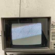 2 National カラーテレビ-ラジオ-カセット panacolor TH6-X30 【ジャンク】部品取り 昭和レトロ 1980年製_画像3