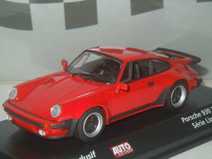 S=1/43☆AUTO hebdo特注PMA製 ポルシェ911ターボ/930ターボ'77(レッド):Porsche 911turbo/930turbo'77(RED)絶版希少・未使用新品！