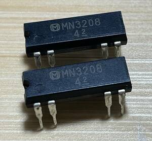 【未使用】MN3208×２個 BBD IC ディレイ（delay）