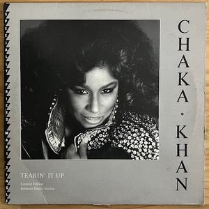 12”レコード■DISCO/CHAKA KAHN/TEARIN' IT UP/WARNER 0-29721/US盤 ORIG PROMO/GARAGE CLASSIC 人気曲 LARRY LAVEN REMIX/HOUSE LEGEND