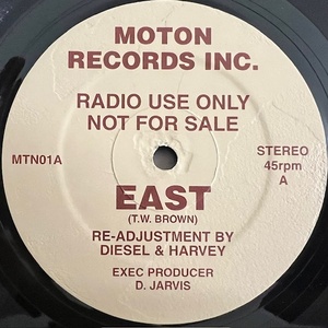 12”レコード■DISCO/BILLY PAUL/EAST (DJ HARVEY & DIESEL RE-EDIT) /MOTON MTN01/UK PRESS 96年 RARE PROMO/DAVE JARVIS & DAREN HOUSE