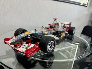 ★引取限定！★デアゴスティーニ 週刊フェラーリ★ F2004 スケルトン仕様 ★1/8スケール★ 完成品 ★ アクリルケース付★