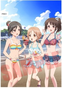 TARI TARI Blu-ray/DVD アニメイト 全巻 購入 特典 描き下ろし B2 タペストリー 【和奏＆来夏＆紗羽 P.A.WORKS ＊送料無料有】