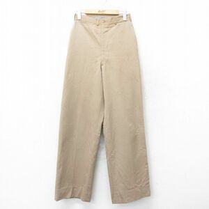 W26/古着 ビンテージ ミリタリー パンツ メンズ 50s ウール ベージュ カーキ 23dec07 中古 ボトムス ロング