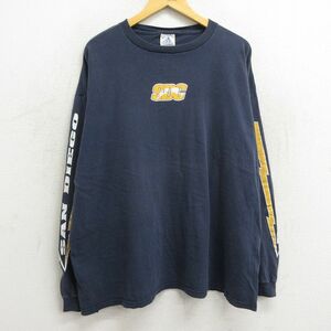 XL/古着 アディダス adidas 長袖 ビンテージ Tシャツ メンズ 90s NFL サンディエゴチャージャーズ 大きいサイズ コットン クルーネック 3OF