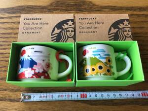 STARBUCKS/スターバックス/スタバ★You Are Here Collection★オーナメント★デミタスカップ★ミニマグカップ★春＆夏セット★JAPAN★日本