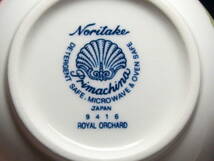 ■Noritake ノリタケ 9416 ROYAL ORCHARD ロイヤル オーチャード カップ&ソーサー 2客セット■_画像5