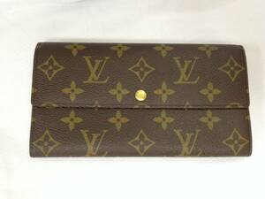 ●ヴィトン モノグラム ポルトフォイユ サラ 長財布 M61734●VUITTON 美品