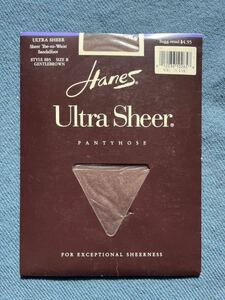 レトロストッキング　Hanes Ultra Sheer ナイロン100%