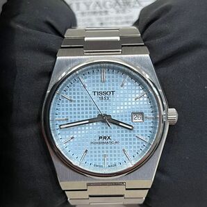 TISSOT PRX アイスブルー　40