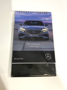 Неиспользованный Mercedes Benz Benz новичок календарь рабочего стола 2024