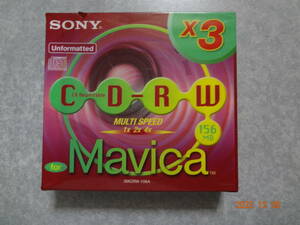 ソニー データ用 8cm 156MB CD-RW for MAVICA 3枚パック 3MCRW-156A