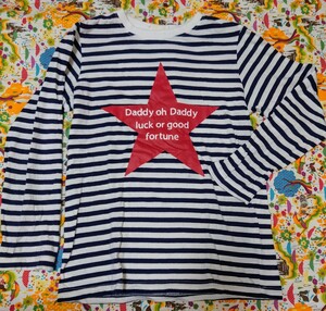 Daddy oh Daddy／長袖Ｔシャツ　星　140Size