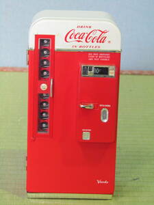 ◆5◆USED◆レトロコレクション・ジャンク品◆コカ・コーラ 貯金箱 Coca-Cola 自動販売機 ミュージックバンク