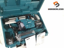 ☆中古品☆makita マキタ 40Vmax 30mm 充電式ハンマドリル HR008GRMXV バッテリ2個(4.0Ah) 充電器 集じんシステム 無線連動機能付き 83162_画像2