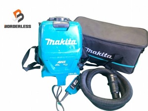 ☆中古品☆makita マキタ 18V+18V=36V 充電式背負集じん機 VC265D 本体+Bluetoothワイヤレスユニット+ソフトケース 82733