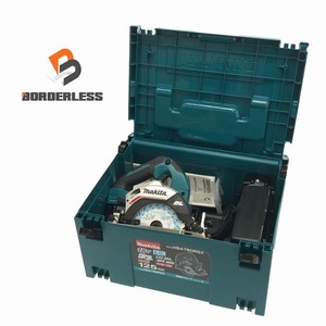 ☆未使用品☆makita マキタ 18V 125mm 充電式マルノコ HS475DRGX バッテリー2個(6.0Ah) 充電器 ケース付 無線連動対応 コードレス 82222