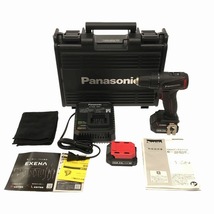 ☆極美品☆Panasonic パナソニック EXENA 10.8V 充電ドリルドライバー EZ1D31F10D-R バッテリー2個(10.8V 2.0Ah) 充電器 ケース付 79033_画像3