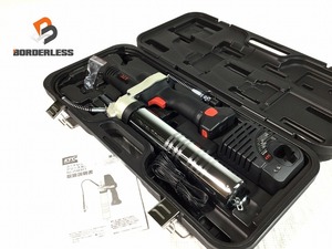 ☆未使用品☆ KTC ケーティーシー 18V コードレスグリースガンセット JTAE911 バッテリー1個 充電器 ケース 京都機械工具 82617