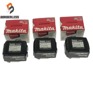 ☆未使用3個セット☆makita マキタ 18V 6.0Ah 純正 リチウムイオンバッテリー BL1860B 残量表示付 リチュウムイオン電池 蓄電池 83286