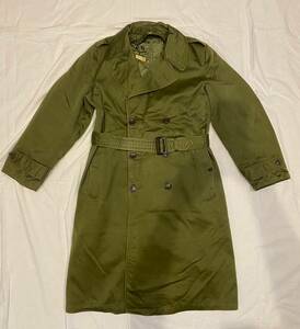 1960s　米軍　オーバーコート　ビンテージ　US.ARMY　Coat　　M-　50s　ミリタリー　OD　Vinateg　古着　卸 米陸軍　古い　制服　士官　M-R