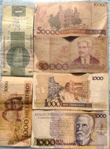 古銭ブラジル 外国紙幣