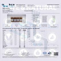 Kca最高品質検査済み！ CBDアイソレートパウダー 99.5% 1kg CBN CBG CRD _画像3