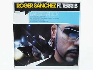 Roger Sanchez Feat. Terri B / Bang That Box 12inch レコード Stealth Records 2008年 F