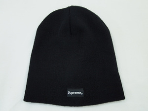 希少 初期 90s Supreme Beanie ビーニー ニットキャップ 黒 ブラック Black シュプリーム Old F