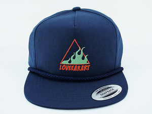 新品 LOVE EAR ART HRCS2023限定 SNAPBACK CAP スナップバック キャップ ネイビー 紺 ラブイヤーアート