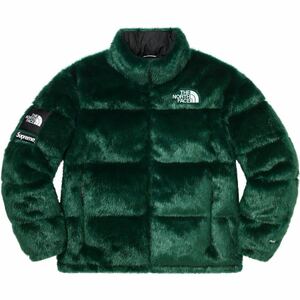 Supreme The North Face Faux Fur Nupste Jacket Green Mサイズ 新品 シュプリーム ノースフェイス ノースフェイス