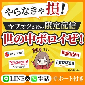 世の中ボロイぜ！毎日が給料日！？ ヤフーショップ＆Amazon配信で確実安定報酬！LINE＆電話サポート付き