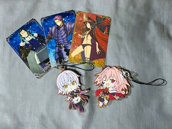 Fate 一番くじ クリアファイル 2枚セット グッズ ストラップ カード クリアファイル