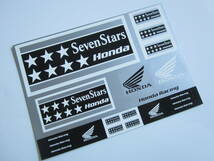 Seven Stars HONDA Racing セブンスター ホンダ レーシング ステッカー/デカール 自動車 バイク レーシング F1 スポンサー ① S88_画像2