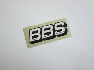 【小さめ】BBS ロゴ ステッカー/自動車 バイク カー用品 デカール レーシング ② S87