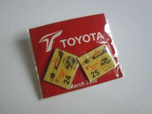 TOYOTA トヨタ Panasonic パナソニック ミカ・サロ アラン・マクニッシュ レーシングカー ピンバッジ ピンズ G01