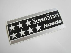 Seven Stars HONDA ホンダ セブンスター ステッカー/デカール 自動車 バイク オートバイ レーシング F1 スポンサー S87